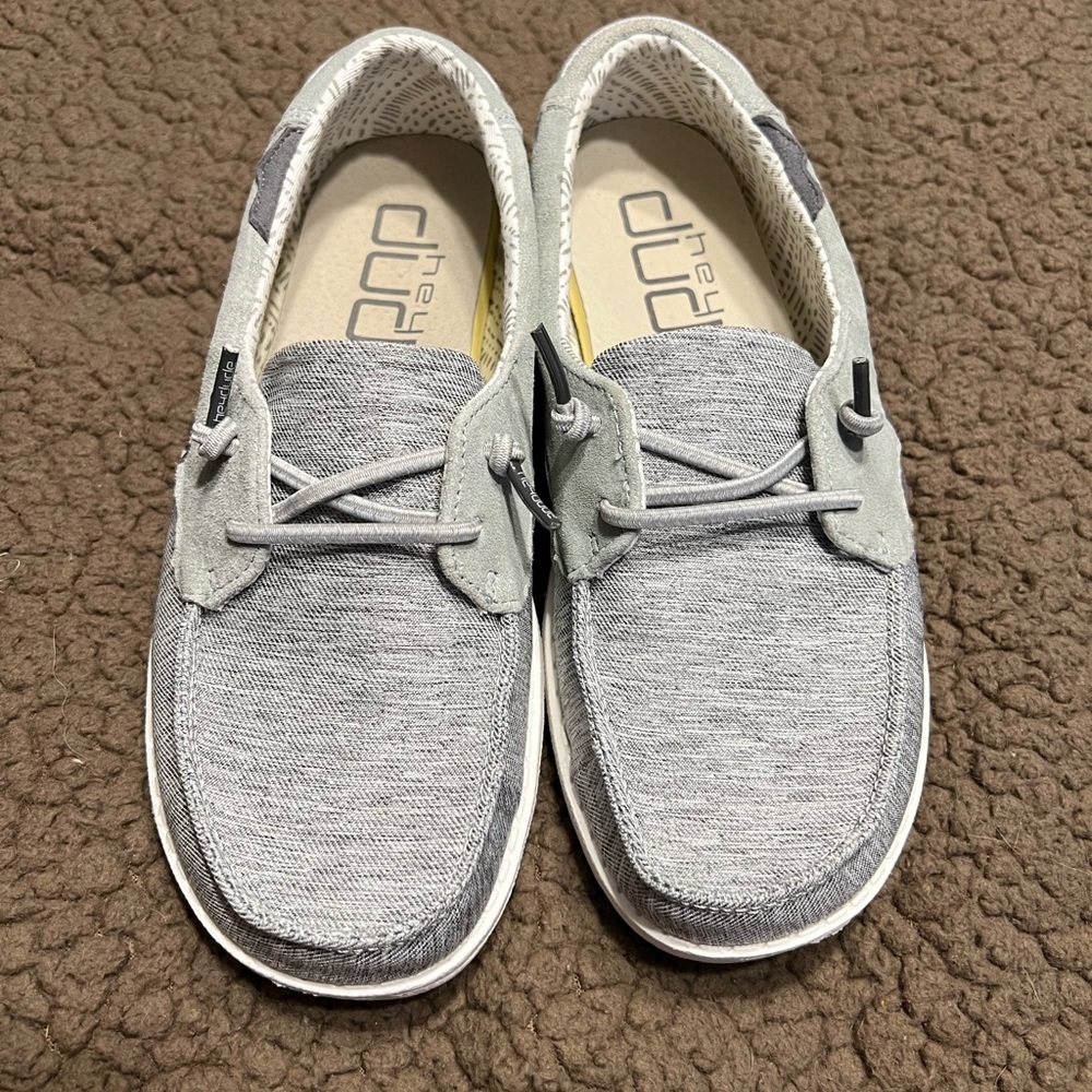 Gray Hey Dude Shoes